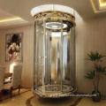 Villa Round Residential Glass Elevators Panoramic Elevator